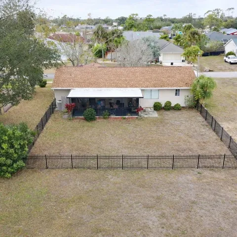 Exterior rear of home