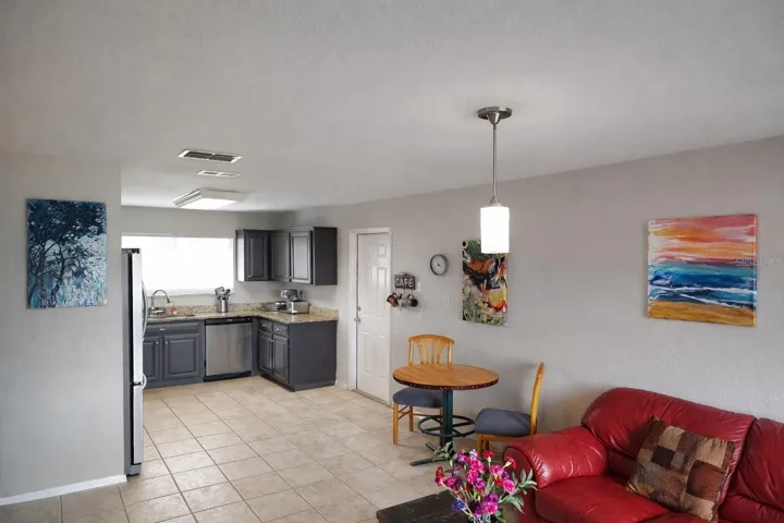 Kitchen and Dining/Sitting room