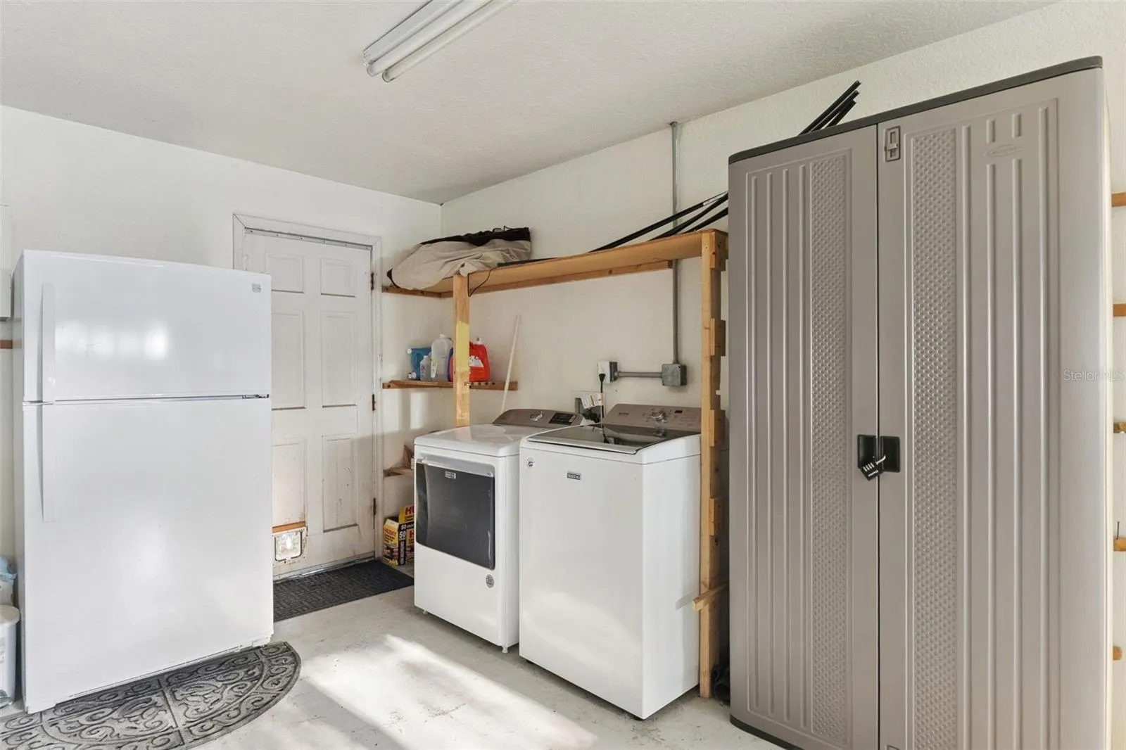Laundry in the garage