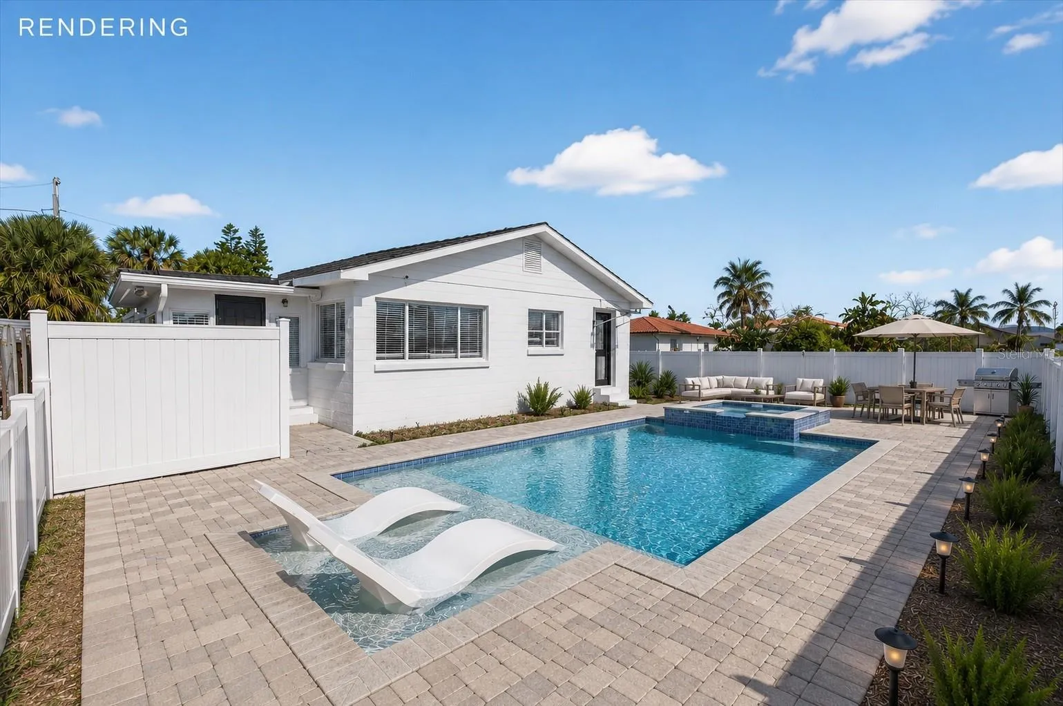 Virtual Rendering Only. Pool does not currently exist. Shown for illustrative purposes only.