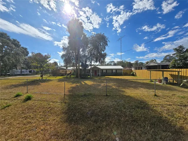 Front Fenced in Yard