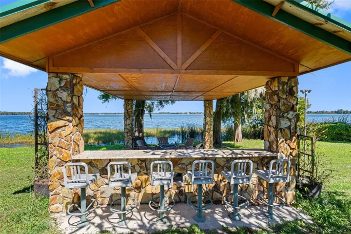 Waterfront Cabana with Firepit