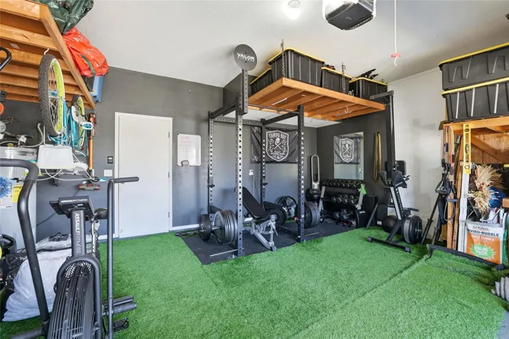 2 - Car Garage (OR GYM if you wish!)