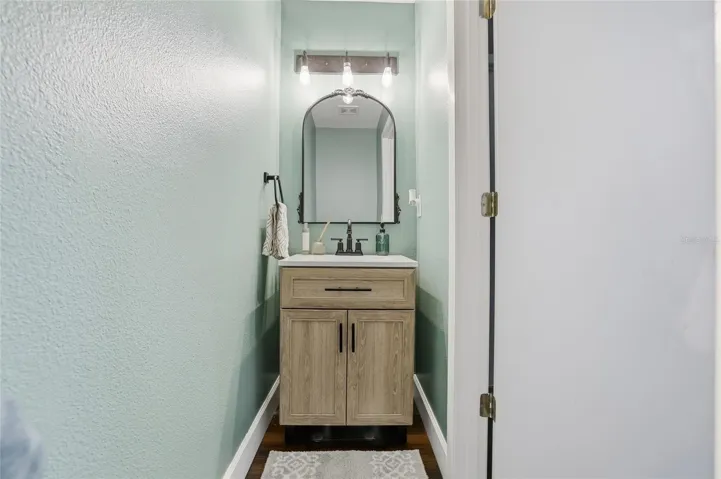 Downstairs half bath