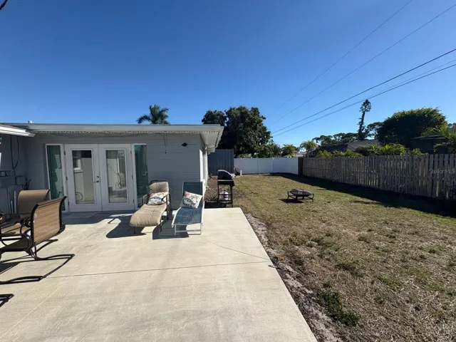 Patio and Back Yard
