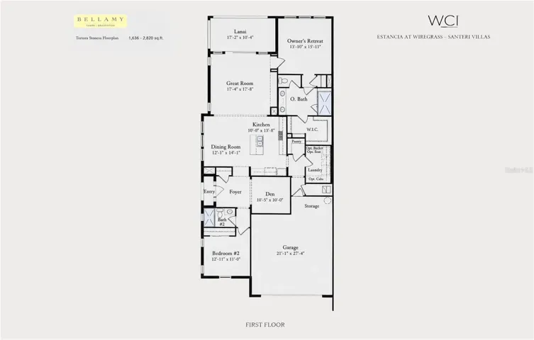 BELLAMY VILLA FLOOR PLAN