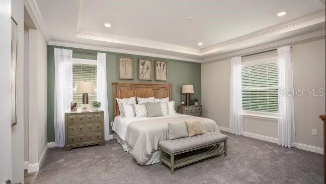 Model home - actual features may vary.