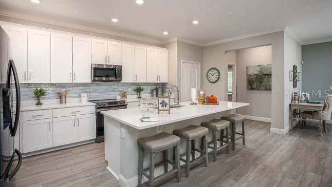 Model home - actual features may vary.