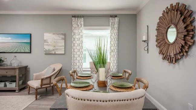 Model home - actual features may vary.