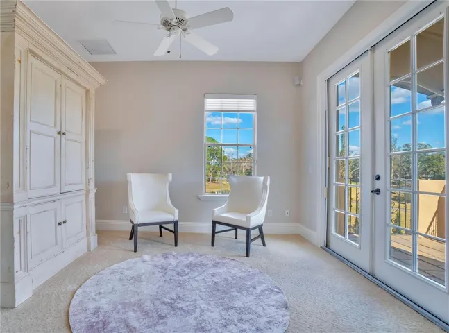 Sitting area or home office space