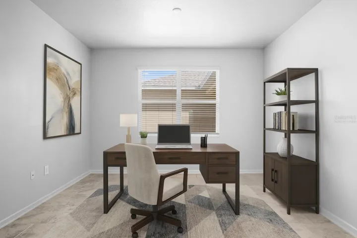 VIRTUALLY STAGED/DINING ROOM OR HOME OFFICE SET UP