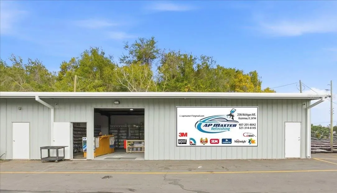 New sign has virtually shown as it is being installed.