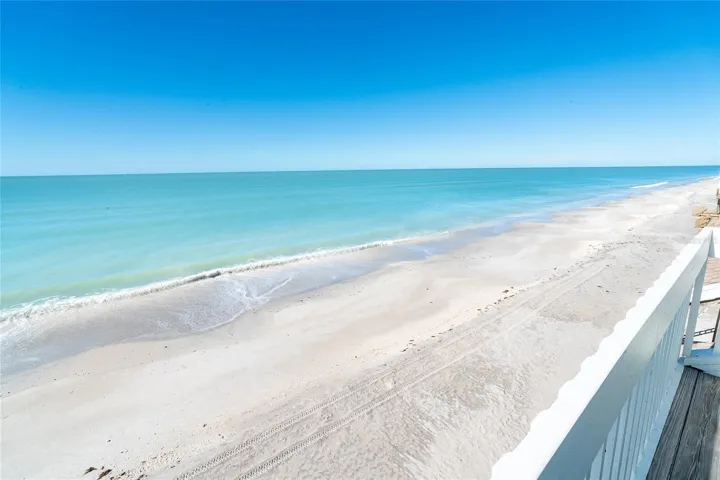 View of Beach and Gulf from Primary Bedroom.