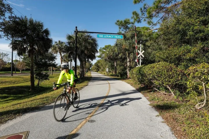 Legacy trail is nearby