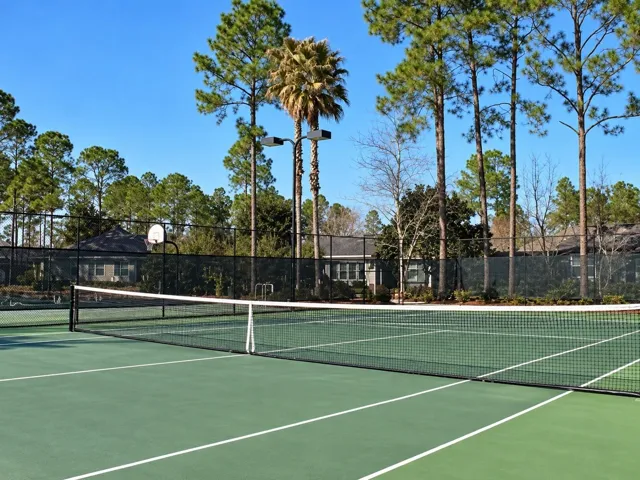 Community tennis court and pickleball