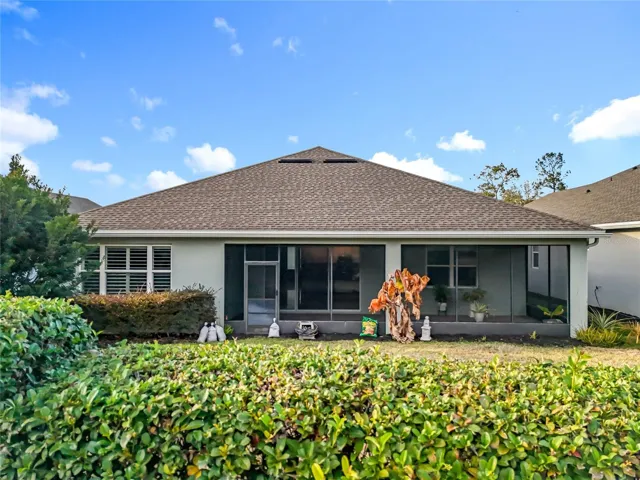 Rear of home