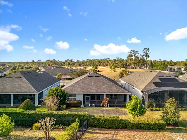 Aerial-rear of home