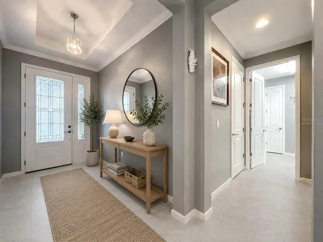 Entry foyer (virtually staged)
