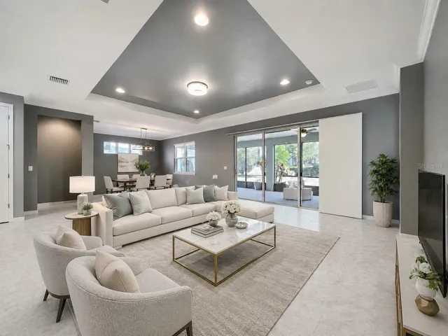 Living room (virtually staged)