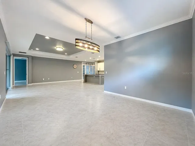 Dining and living room