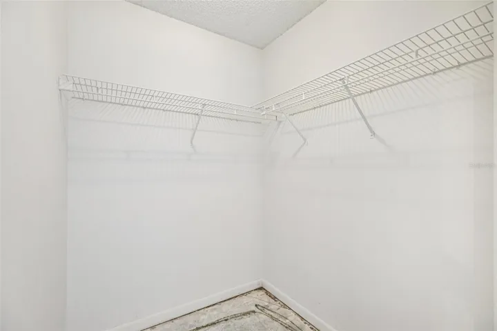 Primary room walk-in closet