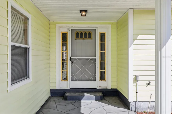 Front door.