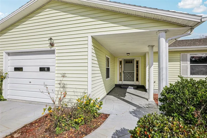 Walkway to house