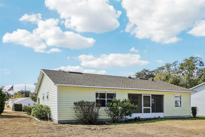 Back of house.