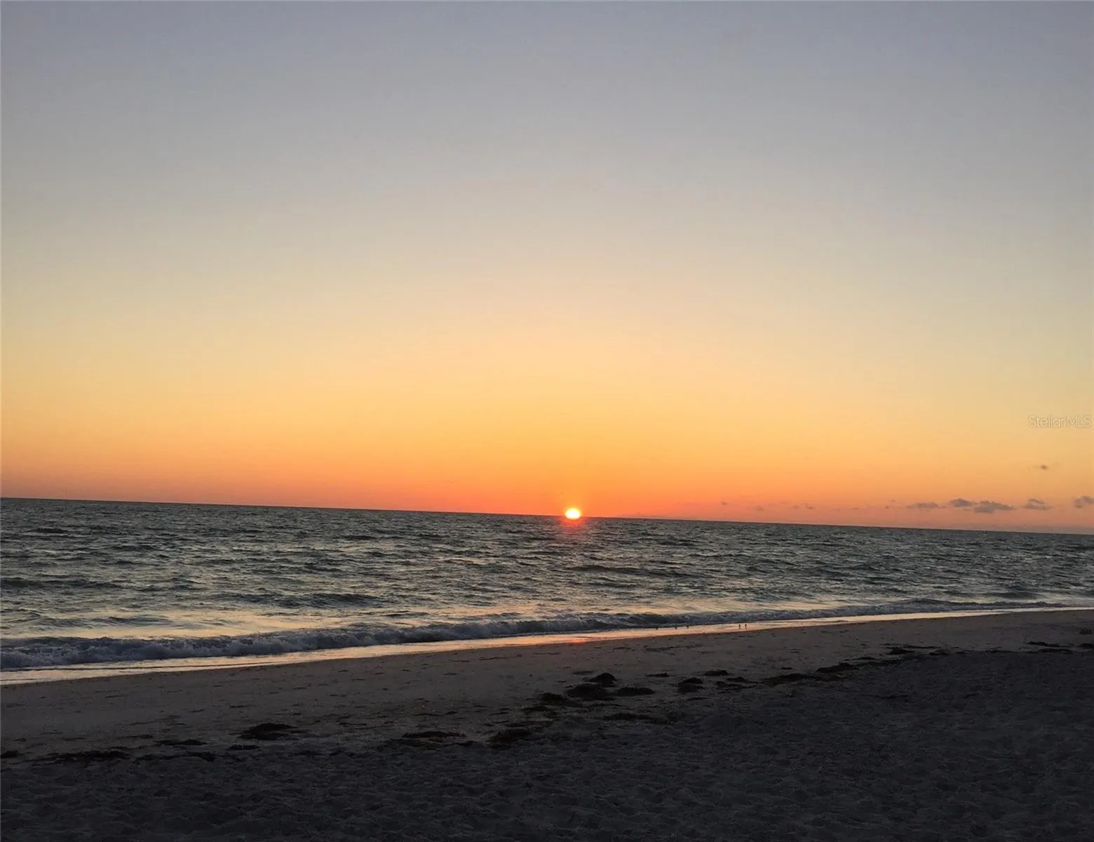 Sunset from beach