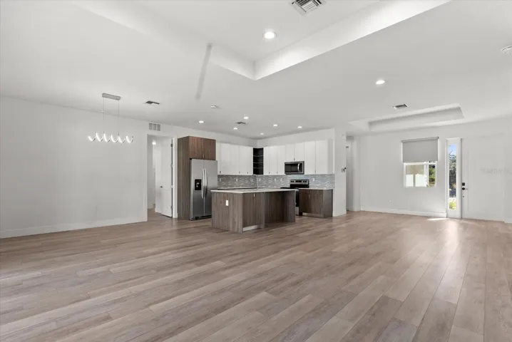 Dining, Living Room & Kitchen