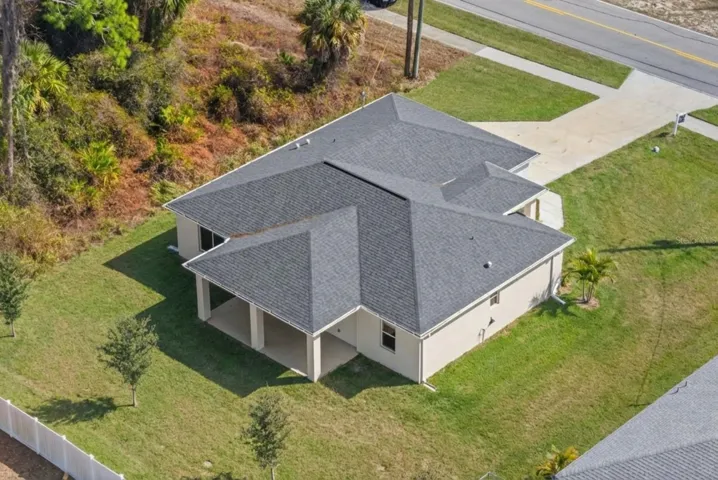 Aerial of Backyard