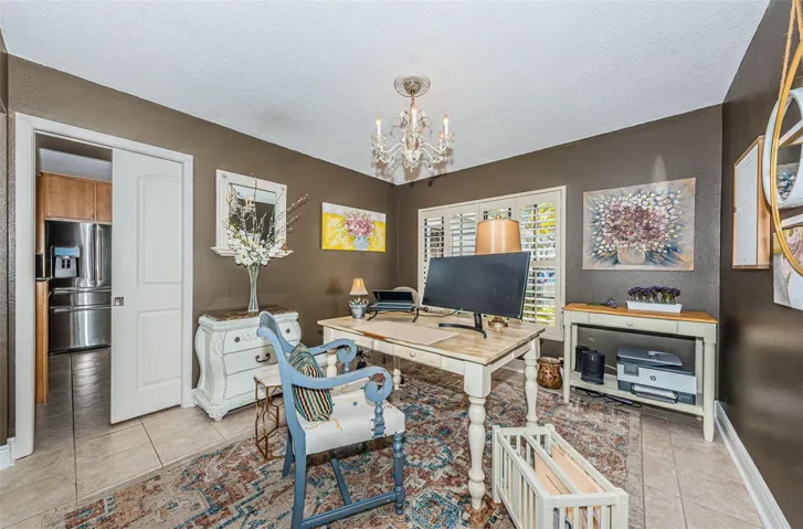 1st floor bedroom currently being used as an office