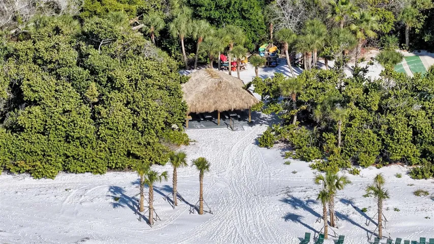 Aerial view of new 2025 Tiki Hut.