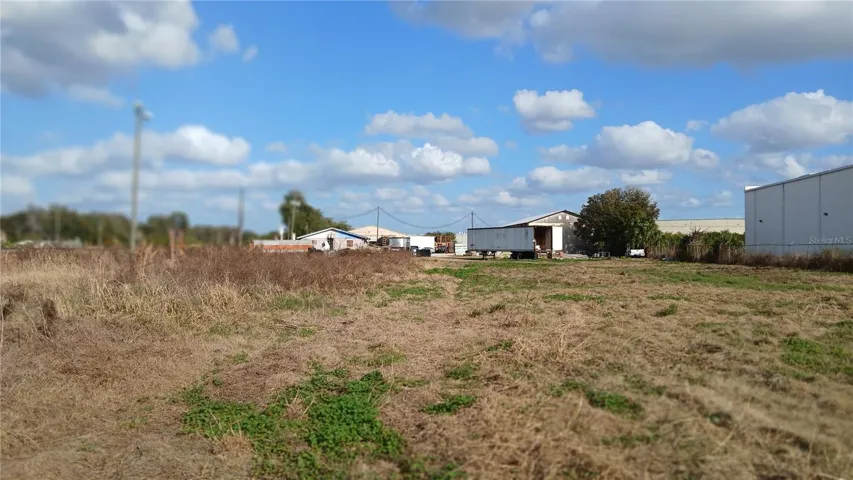 West side of the property looking East