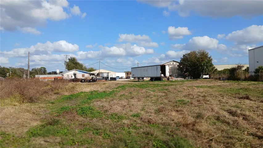 West side of the property looking East