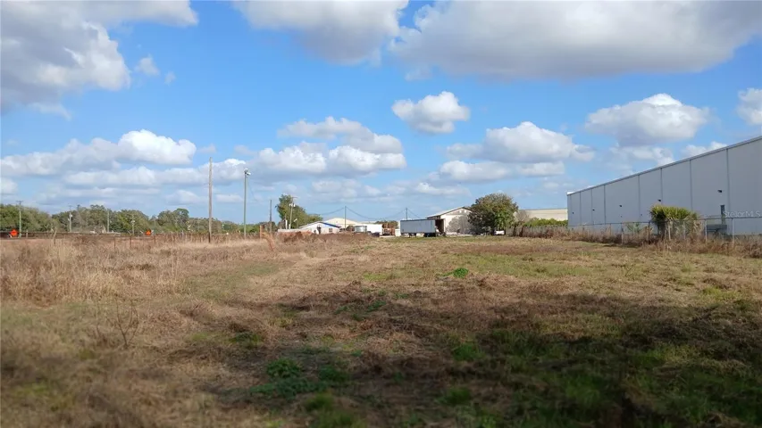 West side of the property looking East