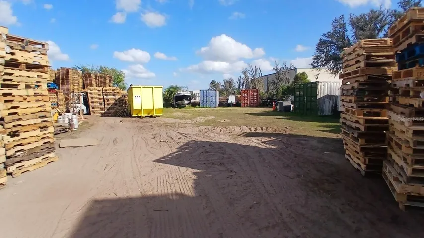 Far East side of property