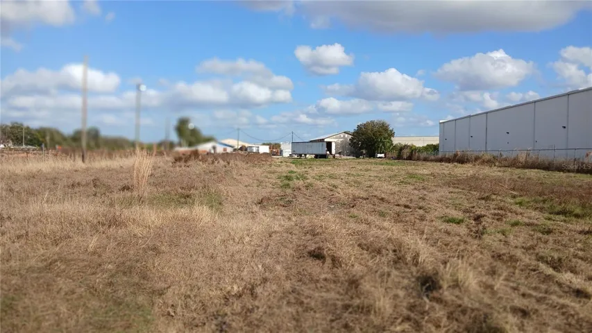 West side of the property looking East