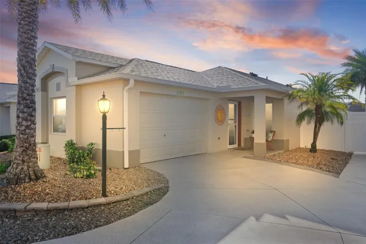 Welcoming front entrance