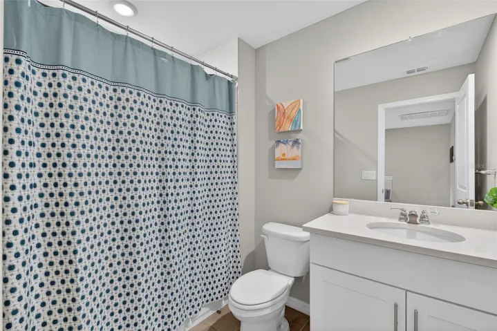 Second Bathroom with tub and shower