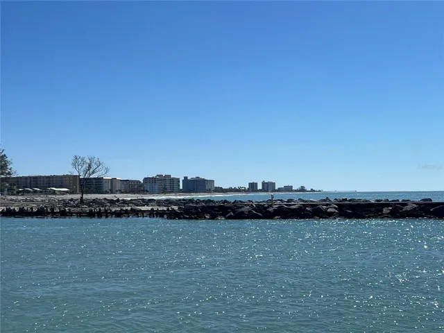 Nokomis Jetty showing Venice Island in the distance