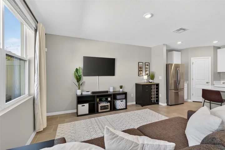 View of Living Room from slider door