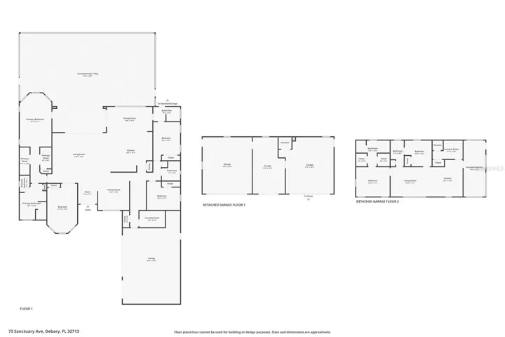 MAIN HOUSE/ADU/GARAGES