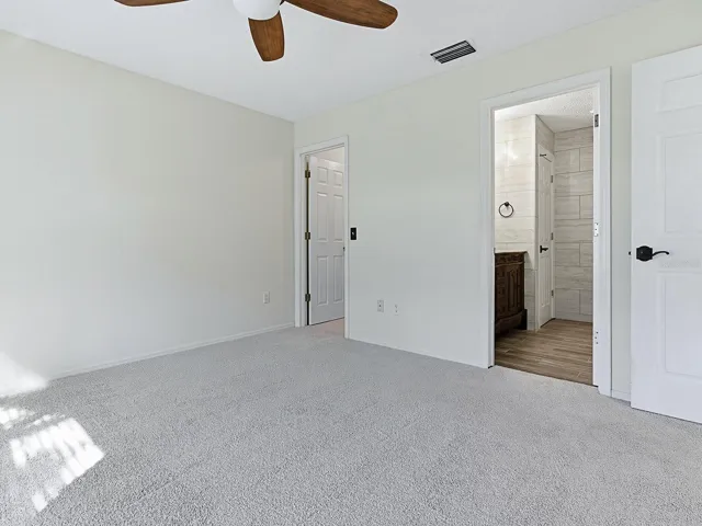 Primary Bedroom with brand new carpet
