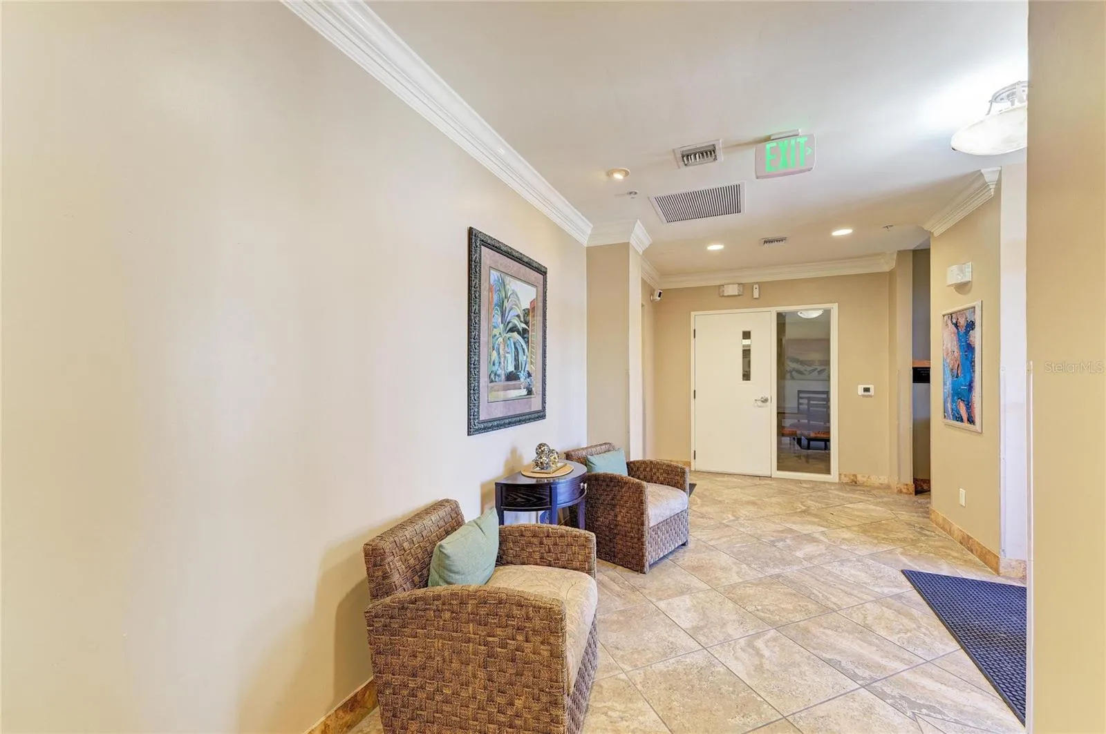 Building foyer, common area
