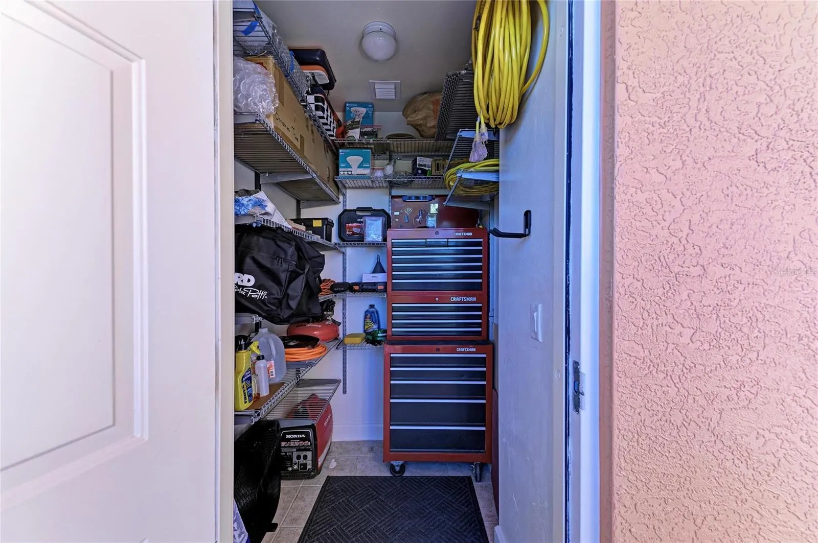 Easy access owner's storage right next to your entry door