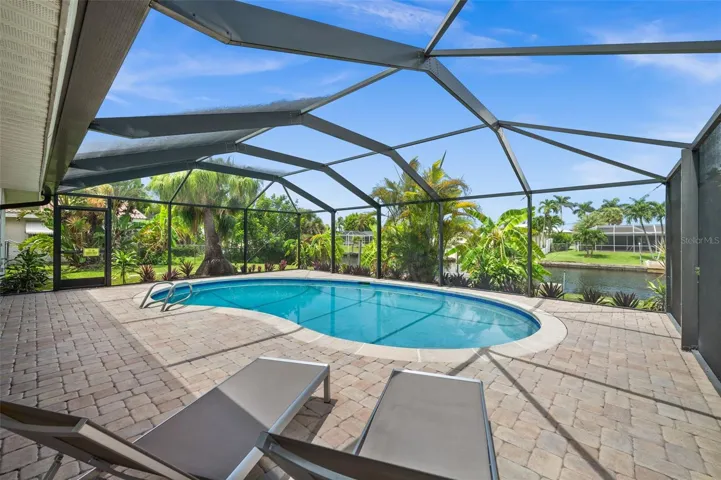 Have a swim overlooking the Direct Gulf Access Canal