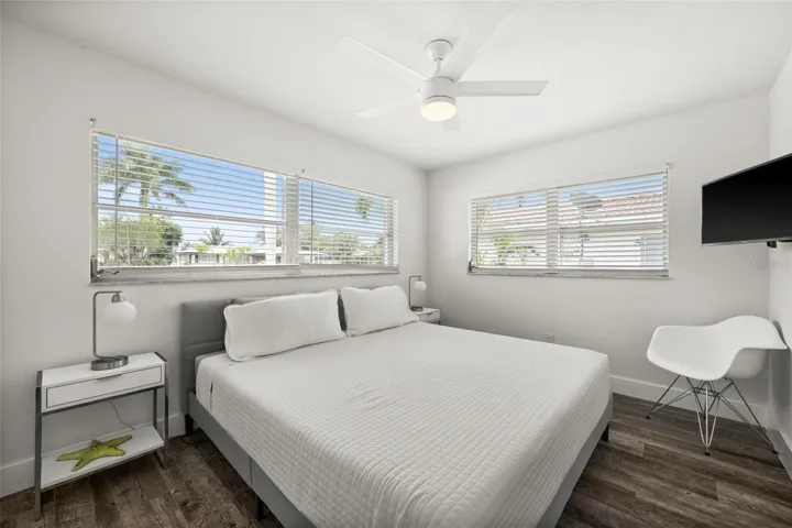 Guest Bedroom with lots of windows