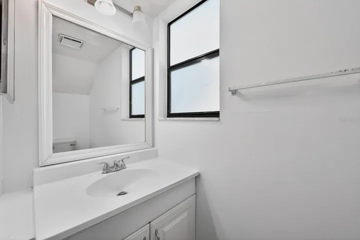 Convenient main floor half bath.