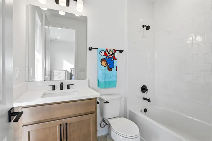 Guest bathroom on second floor